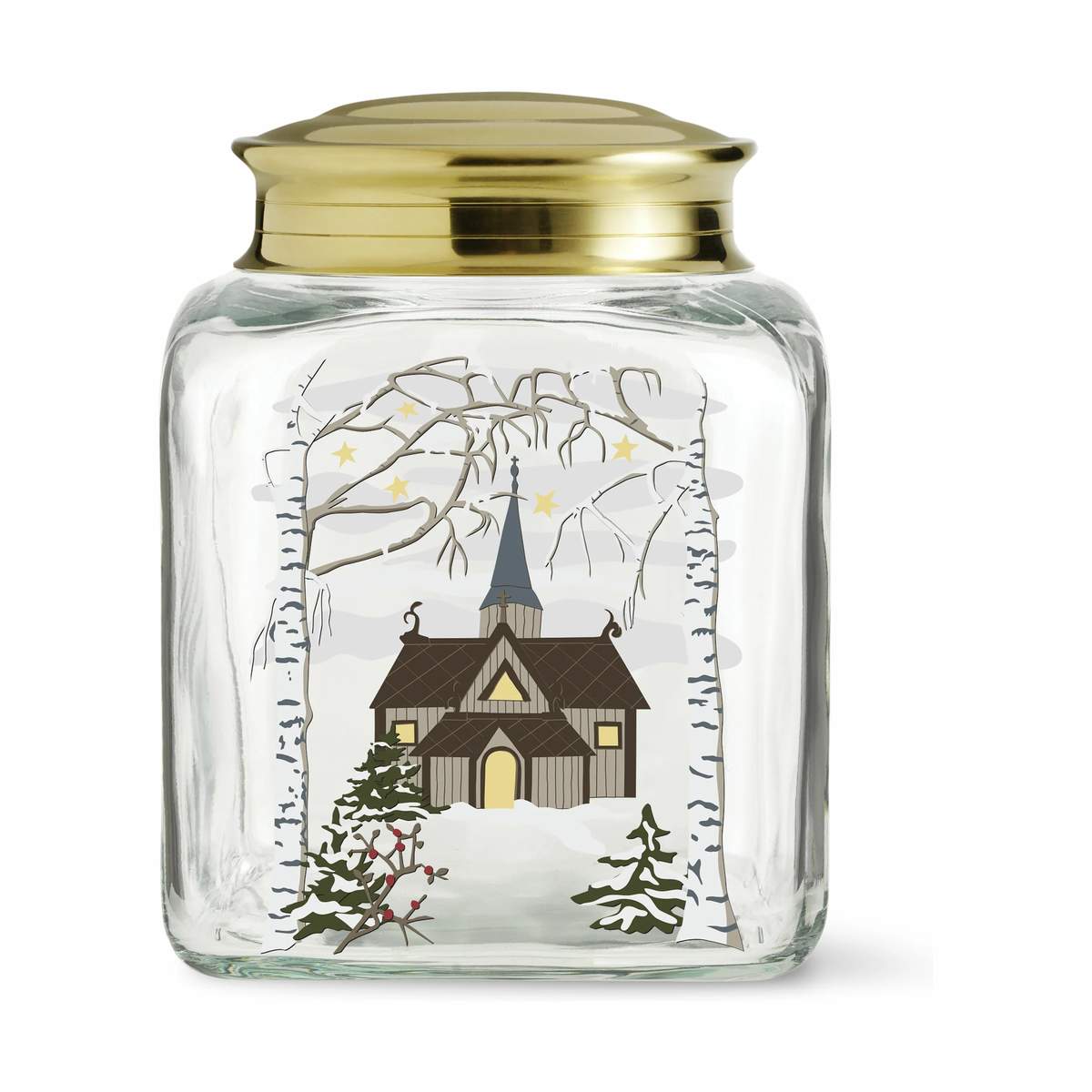 Holmegaard opbevaringsglas Christmas 2021 Julekageglas