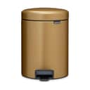 Brabantia Toiletspande NewIcon Pedalspand i Warm Brass, 5 L, 1