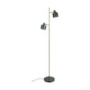 Dyberg Larsen Gulvlamper Ocean Gulvlampe i Mørkegrøn/ Messing, 1