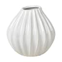 Broste Copenhagen Vaser Wide Vase i Hvid, H15 x Ø15, 1