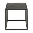 CASA Living Sideborde Strington Hjørnebord i Sort, 40 cm, 1