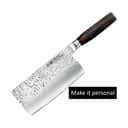THE CUSTOM CHEF™ Kokkeknive Cuisine::pro® Damashiro® EMPEROR Cuisine::pro Damashiro Emperor Kødøkse i Sølv/sort, 1
