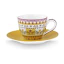 PIP Studio Espressokopper Lily & Lotus Espressokop m. underkop i Yellow, 1