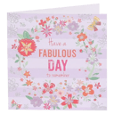 CASA Living Kort Kort Have A Fabulous Day i Lyserød, 1
