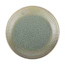CASA Living Frokosttallerkener Sofia Riflet Tallerken i Grøn, 19 cm, 1