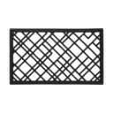 Tica Copenhagen Dørmåtter Lines Dørmåtte i Sort, B45 x L75 cm, 1
