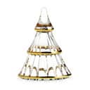 Holmegaard Julefigurer Fairytales Juletræ i Klar/guld, 7,5 cm, 1