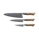 Ryda Knives Knivsæt A-73 Luksussæt - 3 dele i rustfrit stål/brun, 1