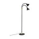 Dyberg Larsen Gulvlamper Lilje Gulvlampe i Sort/Messing, 1