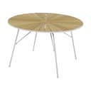 Mandalay Havespiseborde Marguerit Havebord i Hvid, 120 cm, 1