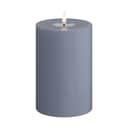 Deluxe Homeart LED-lys Real Flame LED Bloklys i Ice blue, 15 cm, 1