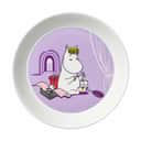 Moomin Arabia Frokosttallerkener Ferieklar Tallerken - Snorkfrøken i Lilla snorkfrøken med læbestift, 1