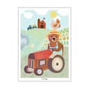 Poster&Frame Plakater Plakat - Traktor i B50 x L70 cm, 1