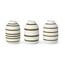 Kähler Vaser Omaggio Vase - 3 stk. i olivengrøn, 8,5 cm, 1