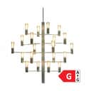 Herstal Pendler Manola Pendel i Krom, 70 cm, 1