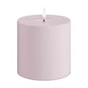 Deluxe Homeart LED-lys Real Flame LED Udendørs Bloklys i Støvet Rosa, 10 cm, 1