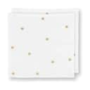 PIP Studio Stofservietter Dot Delight Stofserviet - 2 stk. i Hvid / Guld, 1