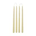 Broste Copenhagen Kronelys Smooth Glossy Kronelys i Gul, 1