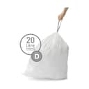 Simplehuman Affaldsposer Affaldsposer kode D - 60 stk. i D - 20 liter, 1