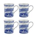 Spode Krus og kopper med hank Blue Italian Blue Italien Krus - 4 stk. i Multifarvet, 1