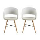 CASA Living Spisebordsstole Luna Spisebordsstol - 2 stk. i hvid, 1