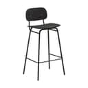 SACKit Barstole Frame Bar Stool Frame Barstol i Sort, 73 cm, 1