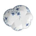 Royal Copenhagen Serveringsfade Blå Elements Fad i Koboltblå/hvid, 19 cm, 1