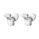Georg Jensen Fyrfadsstage Bloom Botanica Fyrfadsstage - 2 stk. i Stål, 7 cm, 1