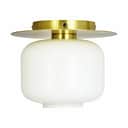 Dyberg Larsen Loftlamper Arp Loftlampe i Opal/Messing, 1