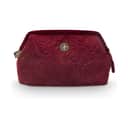 PIP Studio Toilettasker Quilt Kosmetiktaske - Small i Dark Red, 1