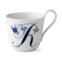 Royal Copenhagen Krus og kopper med hank Alfabet Kollektion Højhankskop - R i R krus, 1