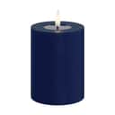 Deluxe Homeart LED-lys Real Flame LED Bloklys i Royal Blue, 10 cm, 1