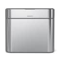 Simplehuman Spande uden pedal Kompostspand i Børstet stål, 1