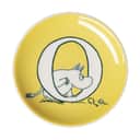 Moomin Arabia Kagetallerkener Arabia Service ABC Tallerken - O i O, 1