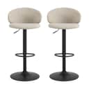 CASA Living Barstole Ella Barstol - 2 stk i Beige, 1