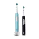 Oral-B Eltandbørster Pro1 Duo Elektrisk Tandbørste - 2 stk. i Black/Turquoise, 1