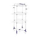 Leifheit Tørrestativer Classic Tower 340 Tørrestativ i Hvid/blå, 146 cm, 1