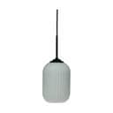 Dyberg Larsen Pendler Riflet Pendel i Opal/sort, 14 cm, 1