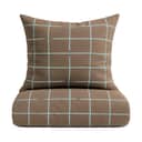 omhu x Mads Barfod Sengetøj Wave Grid Sengetøj i Taupe, B140 x L220 cm, 1