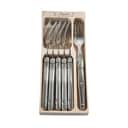 Laguiole Bordgafler Gaffel - 6 stk. i Blank/Stål, 1