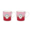 PIP Studio Krus og kopper med hank Love Birds Krus - 2 stk. i Pink, 190 ml, 1