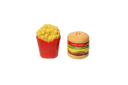 DOIY Strøsæt Strøsæt - 2 dele i burger/fritter, 1