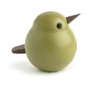 Novoform Dyrefigurer Figur - Spurvebaby i Moss Green, 6 cm, 1