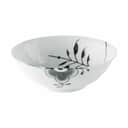 Royal Copenhagen Serveringsskåle Sort Mega Riflet Skål i Sort/hvid, 16 cm, 1