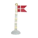 Speedtsberg Bordflag Flag - Striber i Flag i lyseblå/gul m. striber, 1