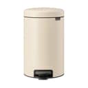 Brabantia Toiletspande NewIcon Pedalspand i Soft beige , 12 L, 1