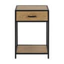 CASA Living Sengeborde Seaford Natbord i natur/sort, 1