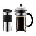 Bodum Stempelkander Chambord Kaffesæt - 2 dele i Klar/Sølvfarvet, 1