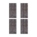 Egeria Håndklæder Stripes Håndklæde - 4 stk. i Anthracit, 1