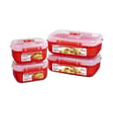 Sistema Opbevaringsbokse Microwave Opbevaringsboks - 4 stk. i Rød, 1